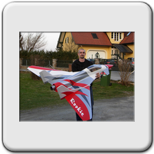 guter farblicher Kontrast zur Oberseite.